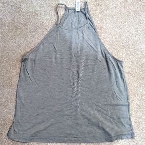 CVG Grey High-neck Tank Top
